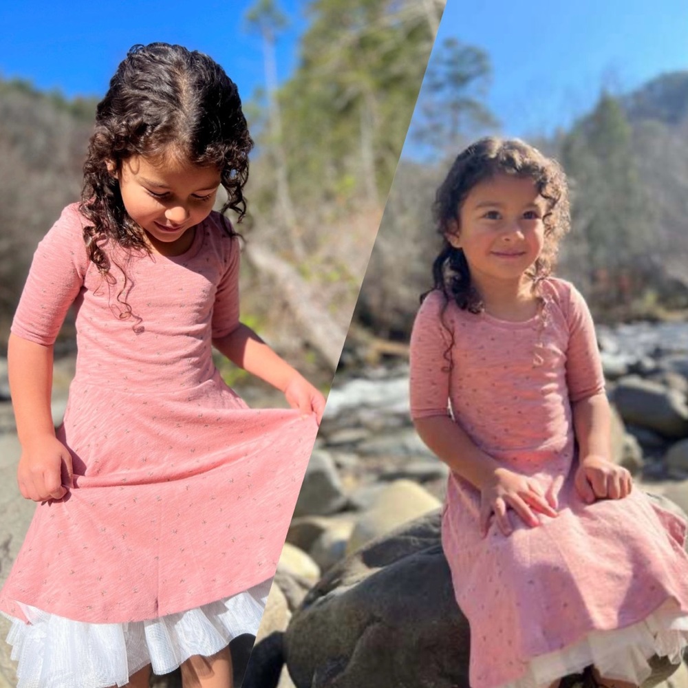 VIGNETTE Annie Ruffle Reversible Dress